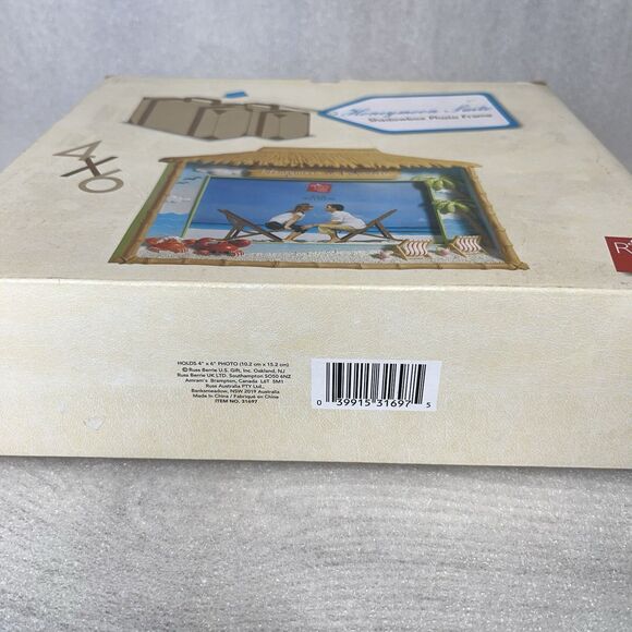 Russ Honeymoon Suite Shadow Box Frame 4x6 Honeymoon in Paradice Wedding Gift NEW - Picture 7 of 7